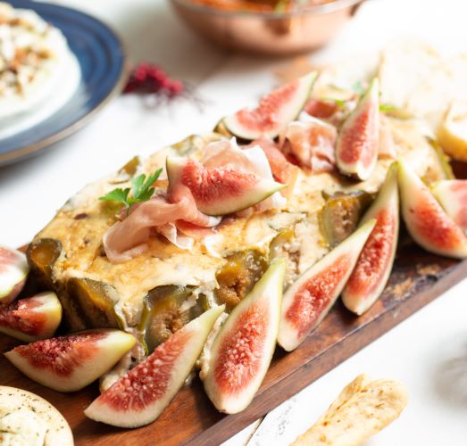 Terrine de Queijo de Cabra com Mel de Figo Boníssima Raja