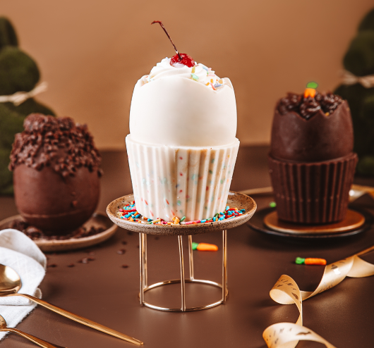 Ovo de Páscoa no Pote - Ovo Cake