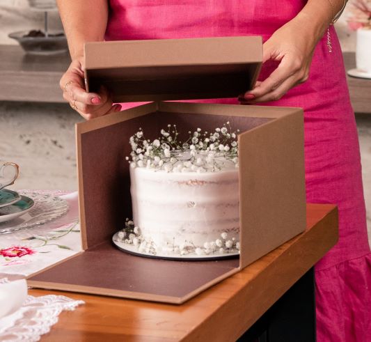 Torta de Brigadeiro Branco e Preto