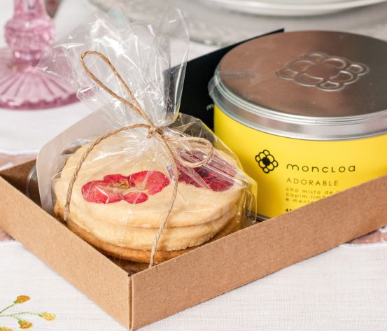 Gift Box Chá &amp; Biscoitos Amanteigados