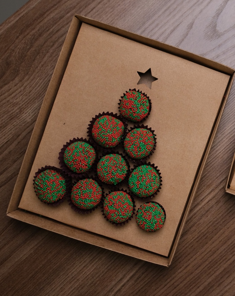 Árvore de Brigadeiros de Natal (10 unds)