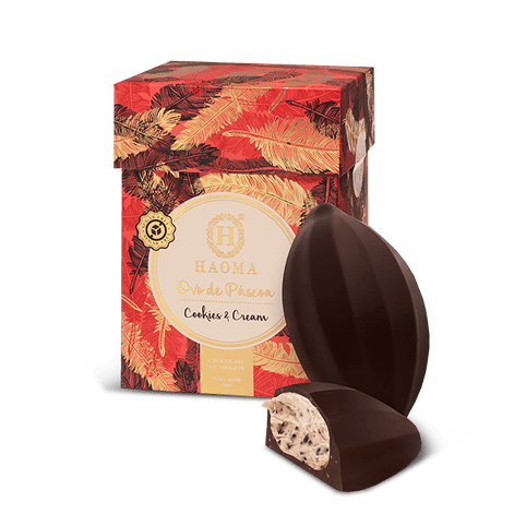Ovo de Páscoa de Cookies e Cream Haoma - 300g