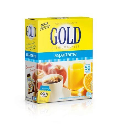 Adoçante em pó Aspartame Gold