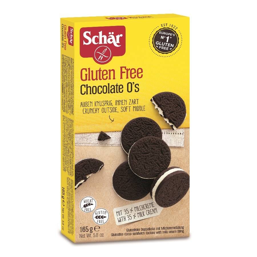 Biscoito Chocolate O´s Gluten Free 165Gr. Schar
