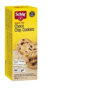 Choco Chip Cookies Schar 100gr