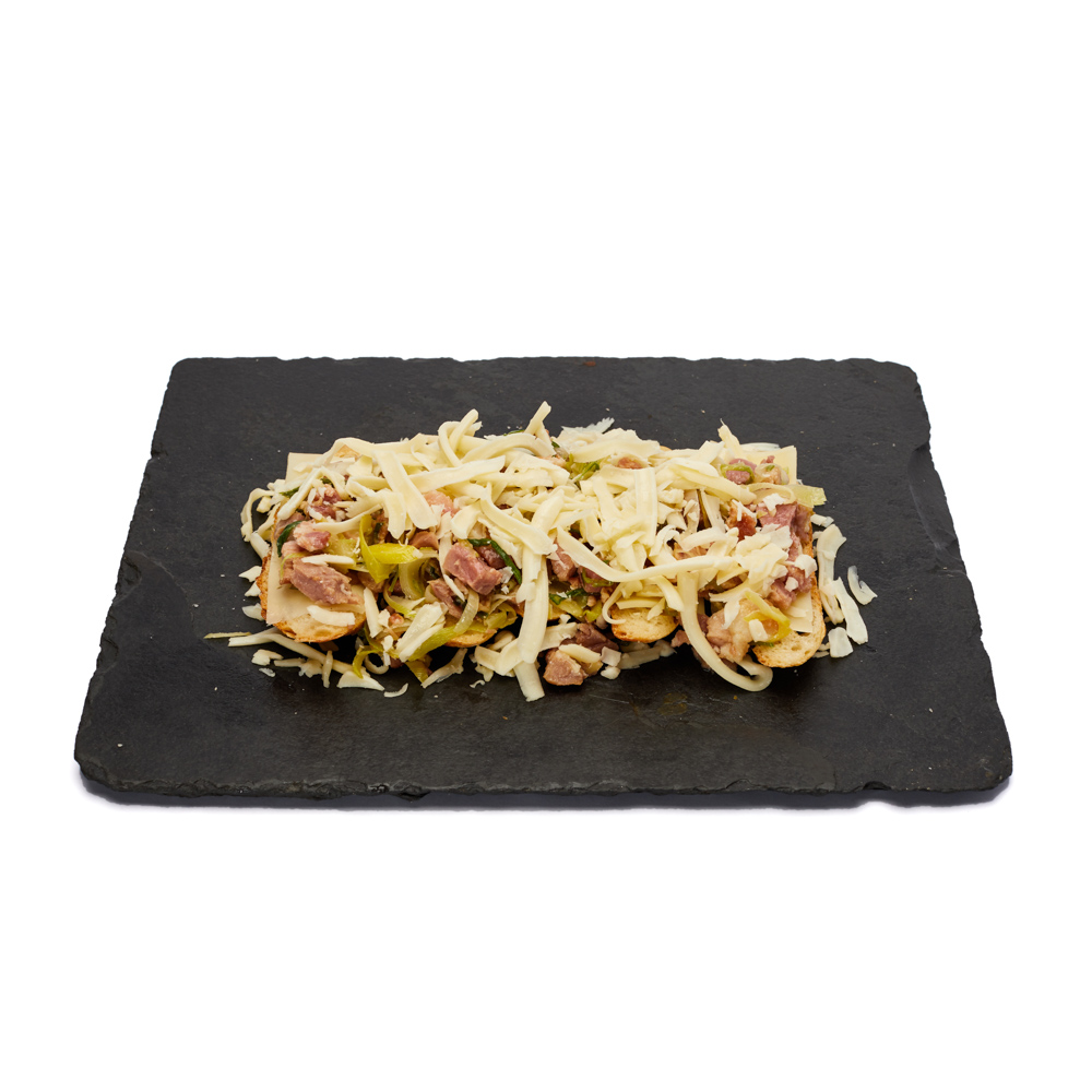 Bruschetta de Queijo Brie com Alho-Poró (250g)