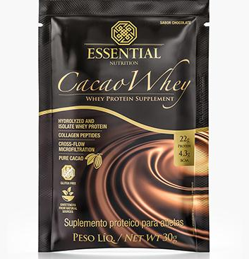 Cacau Whey Protein Essential Nutrition 30gr