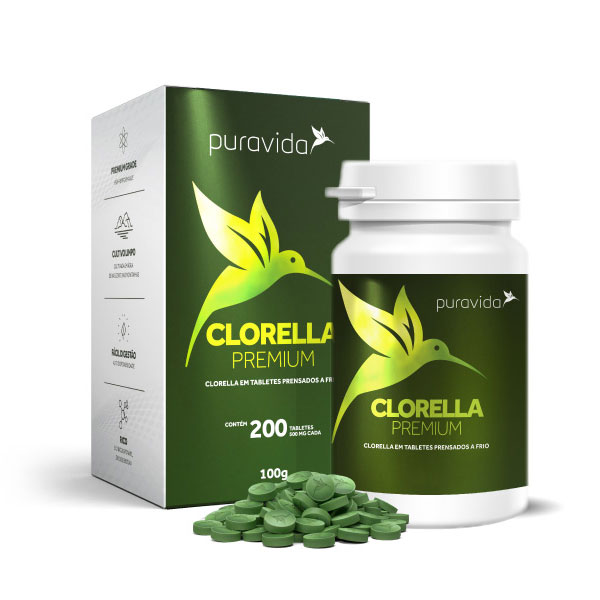 Clorella Puravida 200Tabs.