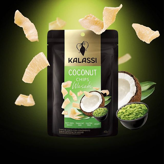 Coconut Chips Wasabi Kalassi 40gr