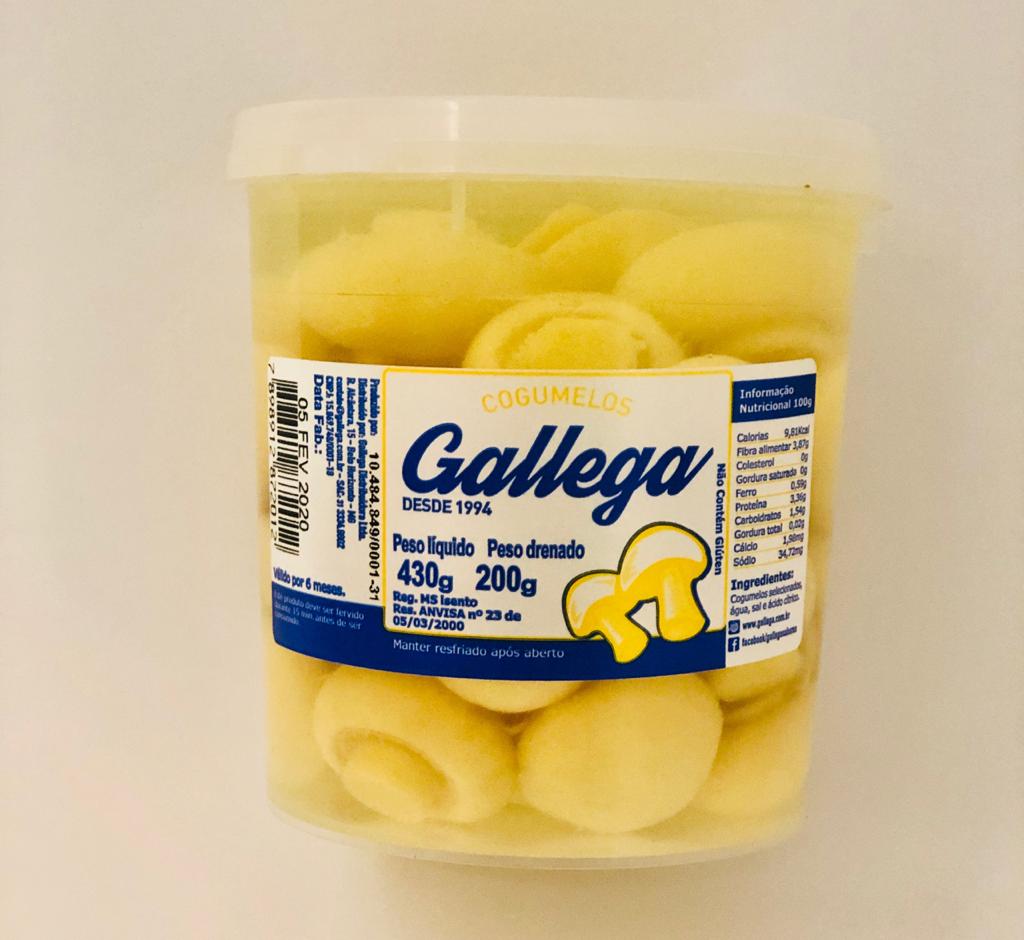 Cogumelo Gallega Inteiro 200gr