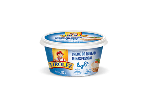 Creme De Queijo Minas Frescal Light Tirolez 200gr