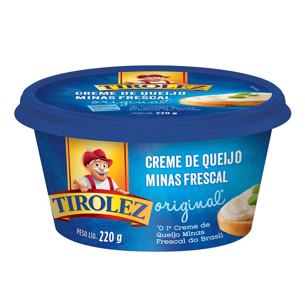 Creme De Queijo Minas Frescal Tirolez Original 200gr