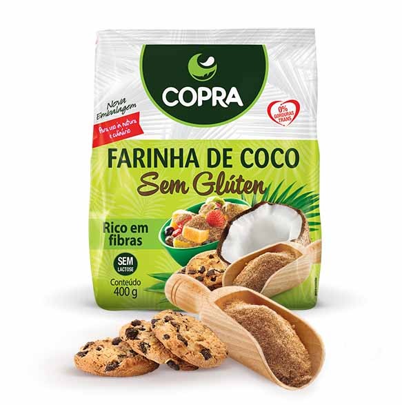 Farinha de Coco Sem Glúten Copra 400gr