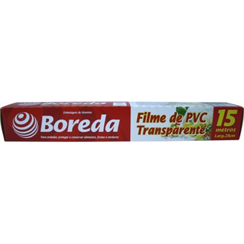 Filme De Pvc Boreda Transparente 15 Metros