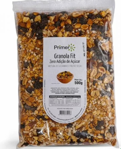 Granola Fit Zero Adição de Açúcar Primers 500gr