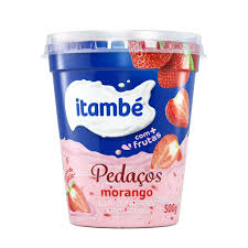 Iogurte com Pedaços de Morango Itambé 500Gr.