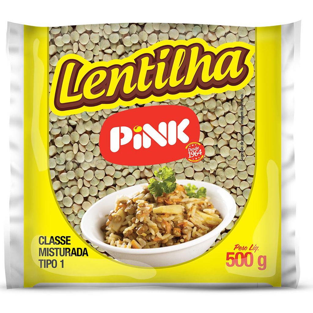 Lentilha Pink 500gr.