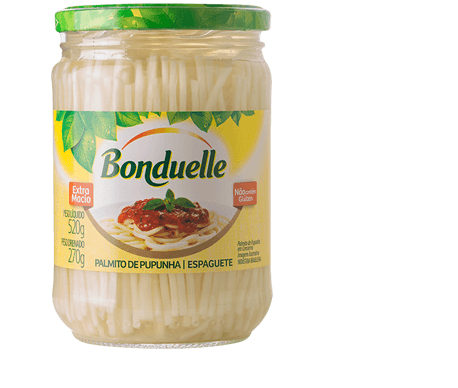 Palmito Bonduelle Espaguete Pupunha 270gr