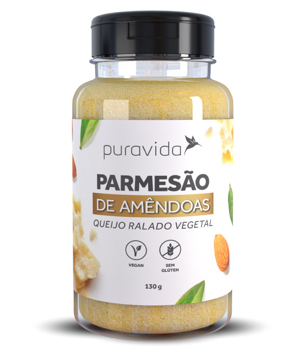 Parmesão de Amêndoas Puravida 130gr