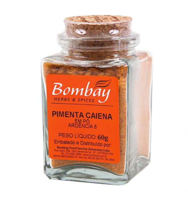 Pimenta Caiena em pó Bombay 60gr