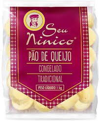 Pão de Queijo Congelado Tradicional Seu Ninico 1Kg.