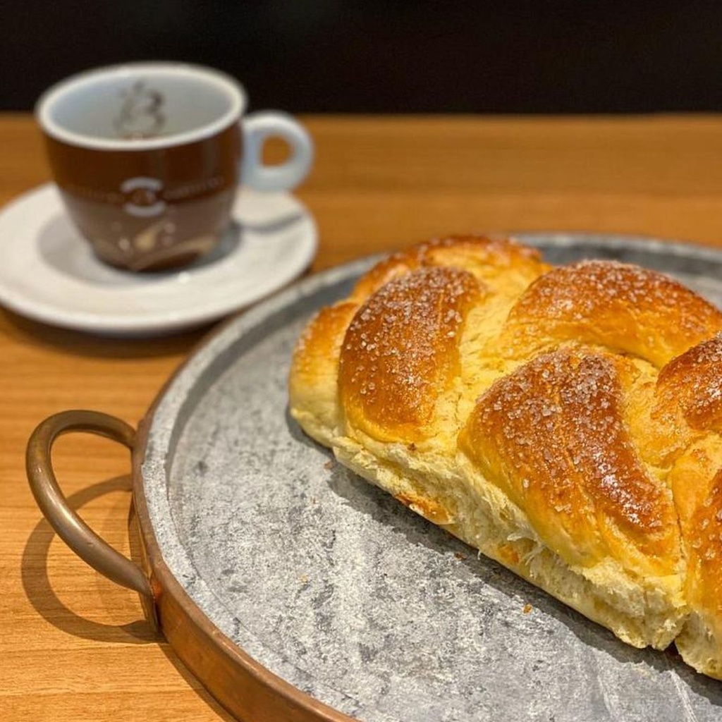 Rosca baroa com açúcar