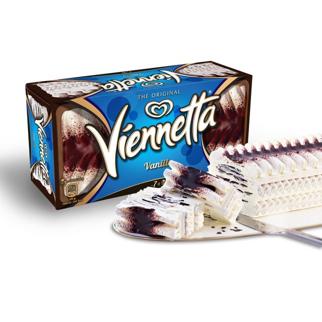 Sorvete Baunilha Cobertura Chocolate Kibon Viennetta 320gr