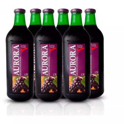 Suco de Uva Tinto Integral Aurora 1,5Lt