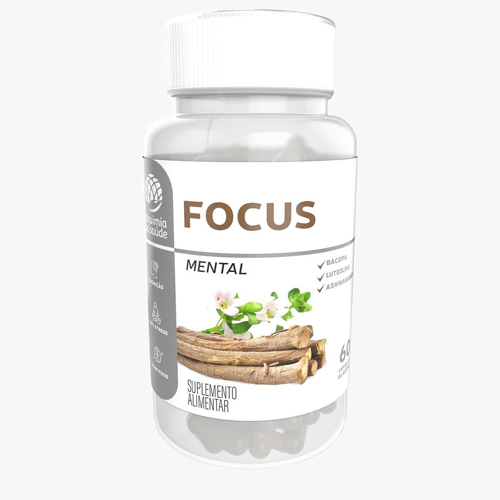 Suplemento Alimentar Focus Mental Alquimia da Saúde 60 caps 600mg