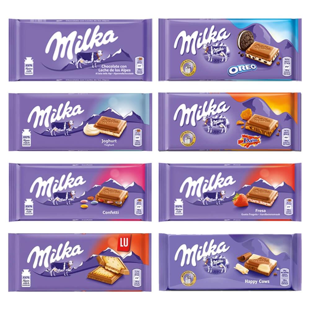 Chocolates Milka 100gr