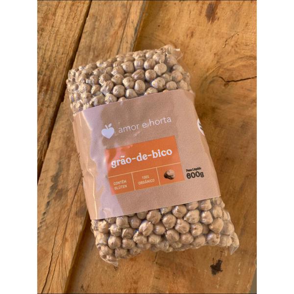 Grão-de-bico Orgânico Amor e Horta 600g