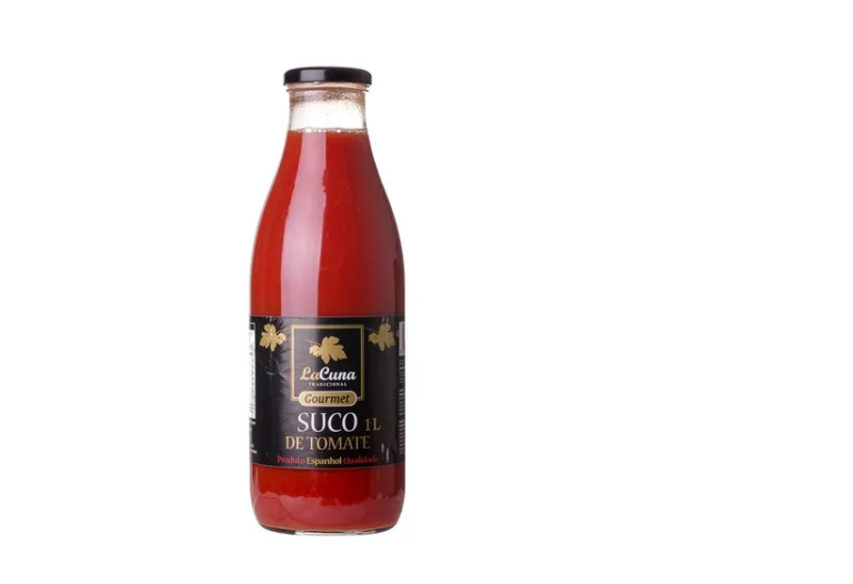 Suco De Tomate La Cuna Condimentado Tradicional Espanhol 1LT