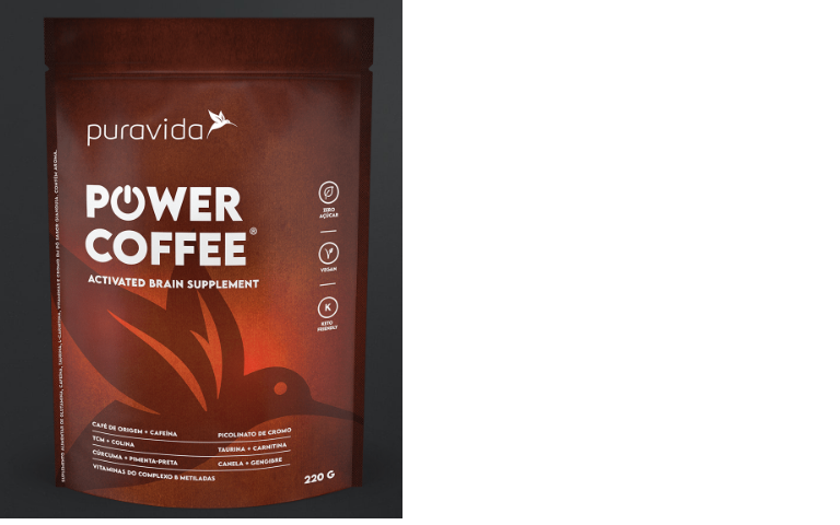 Power Coffee Activated Brain Supplement Pura Vida 320gr
