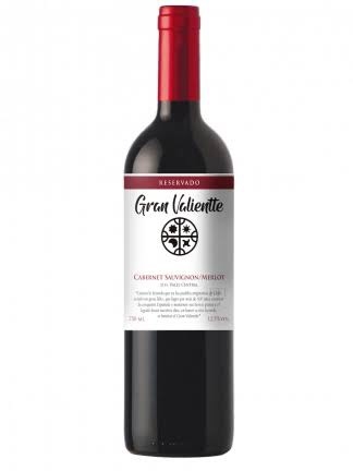 Vinho Gran Valientte Reservado Cabernet Sauvignon 750ml