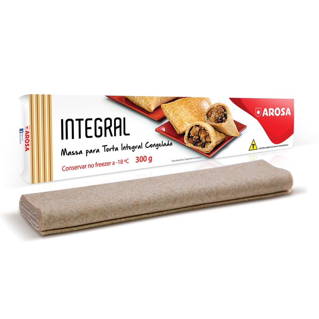 Massa para Torta Laminada Integral Arosa 300 gr