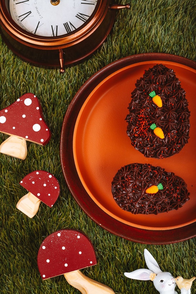 Ovo de Páscoa de Colher - Bolo de Cenoura