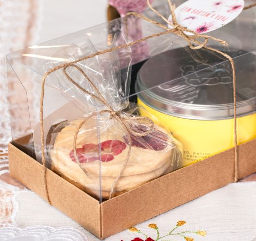 Gift Box Chá &amp; Biscoitos Amanteigados