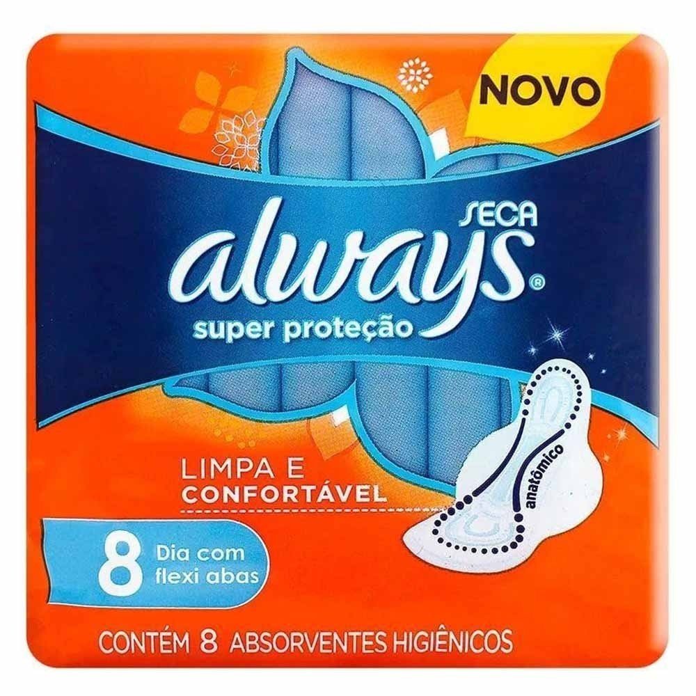 Absorvente Always Cobertura Seca Com Abas