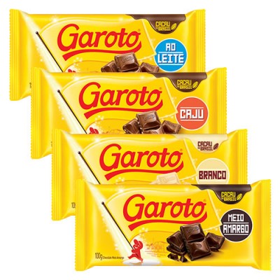 Barra de Chocolate Garoto 90gr