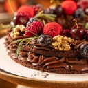 Torta Guirlanda de Brownie