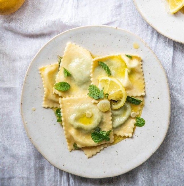 Ravioli de Costela com Limão Siciliano