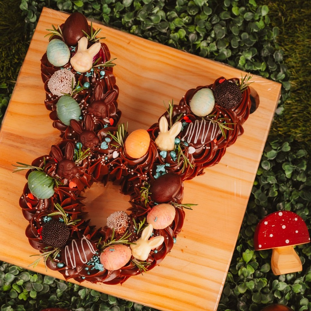 Torta Coelho de Brownie