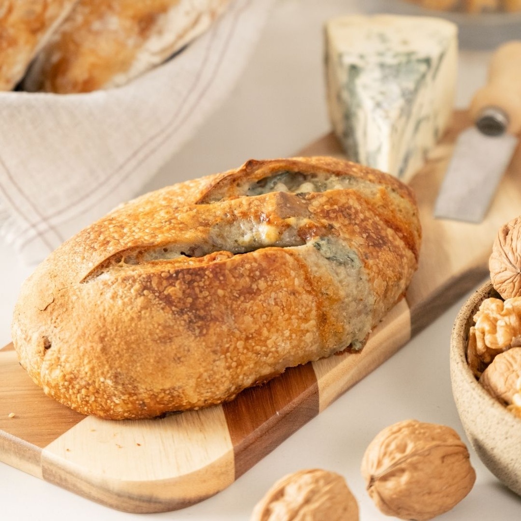 Pão Gorgonzola com Nozes