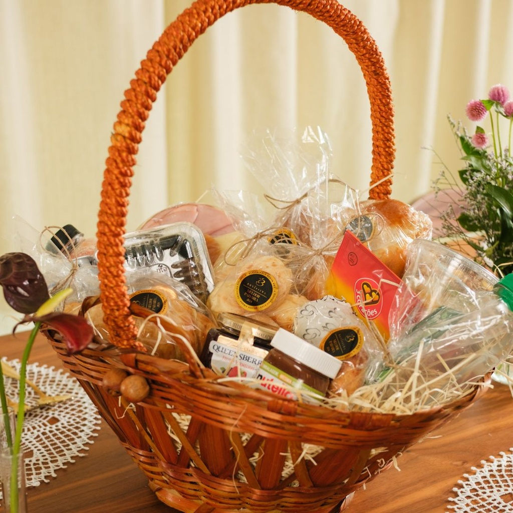 Cesta de Café da Manhã 1 pessoa - "Sweet morning, Mãe!"