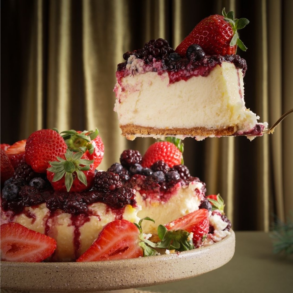 Cheesecake de frutas vermelhas