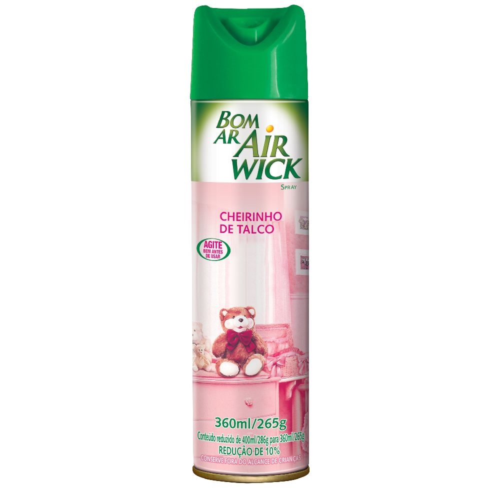 Bom Ar Air Wick Spray 360ml