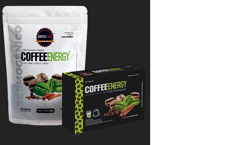 Coffee Energy Café Verde+Canela+Cravo Coffee Life