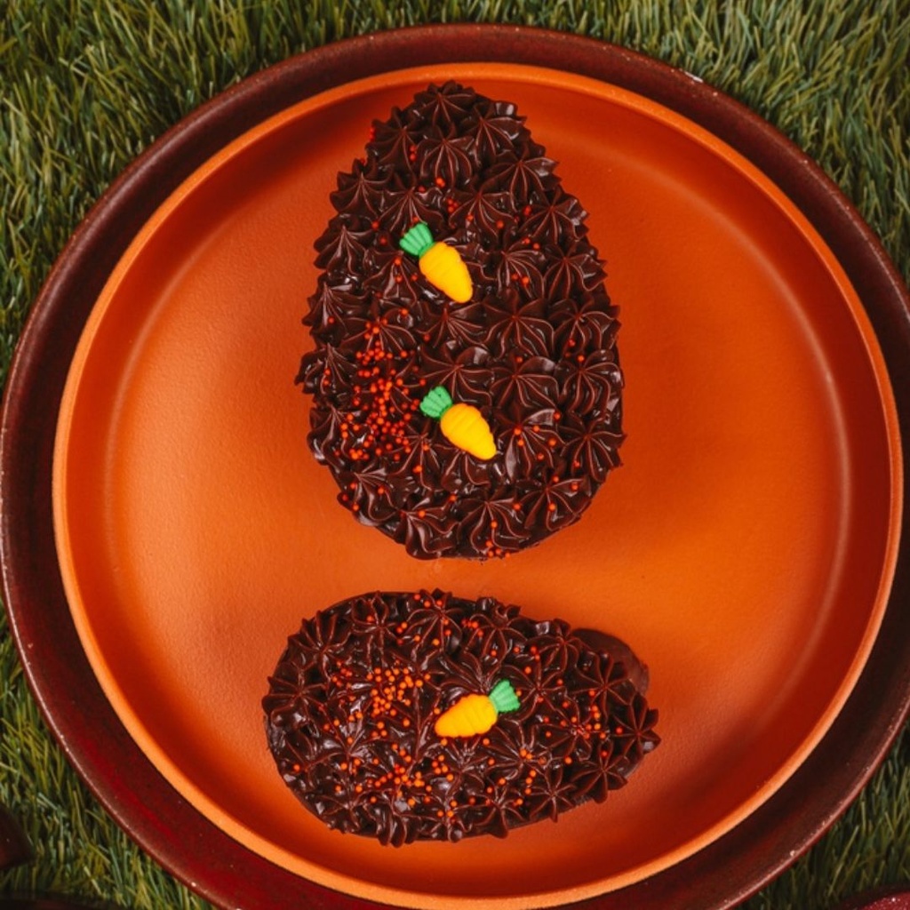 Ovo de Páscoa de Colher - Bolo de Cenoura