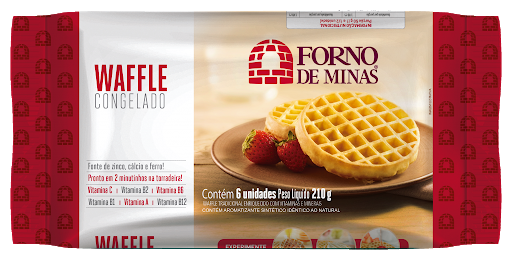 Waffle Congelado Forno de Minas 210gr