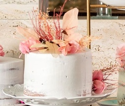 Torta Semi Naked de Nozes &amp; Baba de Moça